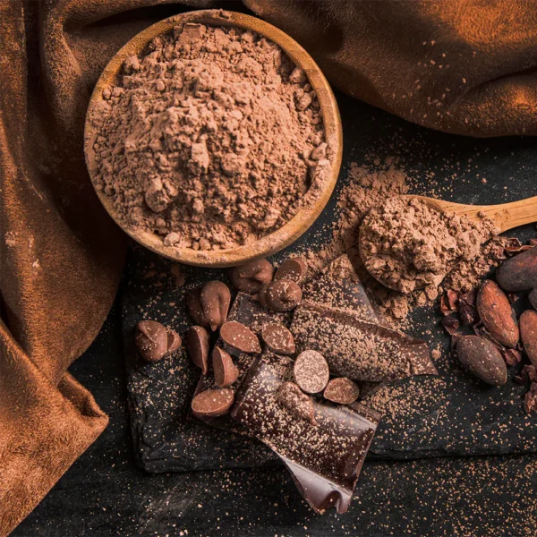 بيع مسحوق كاكاو طبيعي مع شهادة حلال ماركة Indcresa