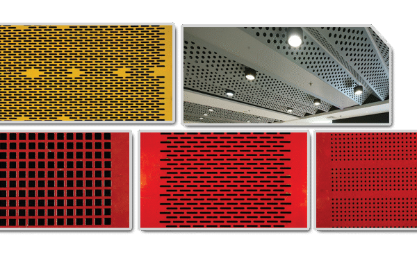 Perforated and punched sheets