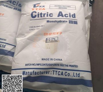 Citric Acid Monohydrate Citric Acid Monohydrate