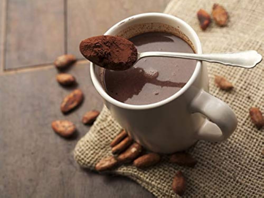 Alkalized cocoa powder chocolate production