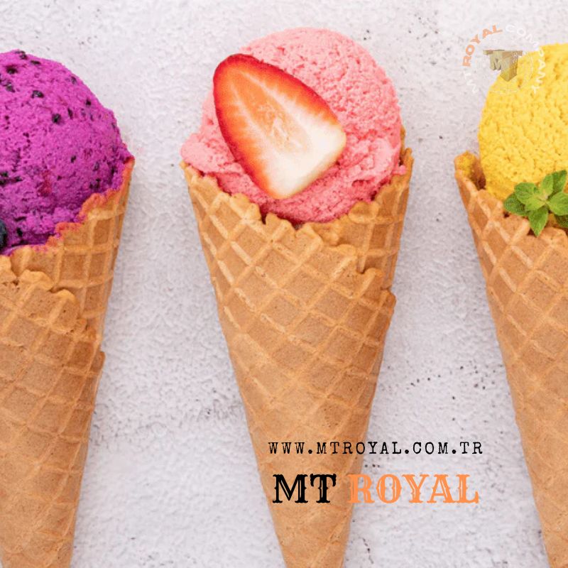 List of raw materials for frozen desserts