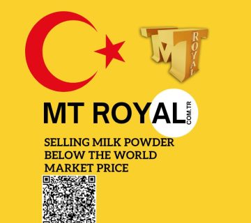 Selling milk powder below the world market price