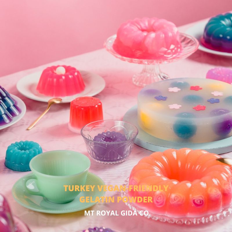 Turkey vegan-friendly gelatin powder