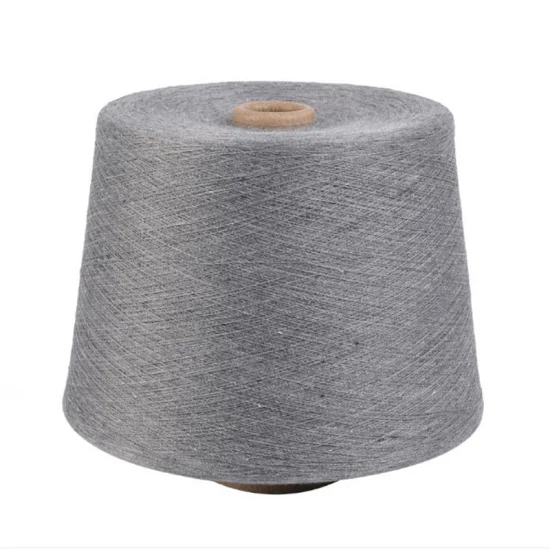 Factory-Different-Count-Different-Gray-Polyester-Spun-Melange-Yarn