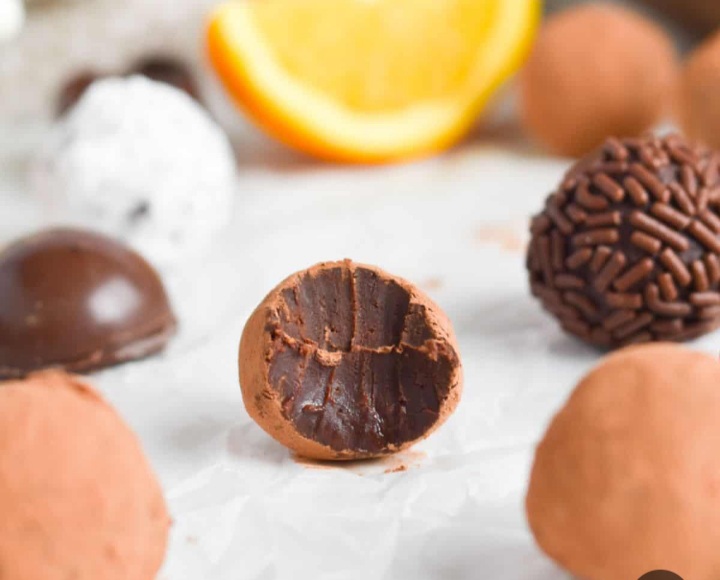 Orange Zest Chocolate Truffles