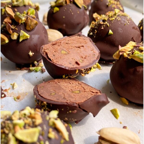 Pistachio Chocolate Truffles