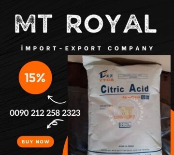 واردات اسید سیتریک خشک از چین Citric Acid Supplier UAE