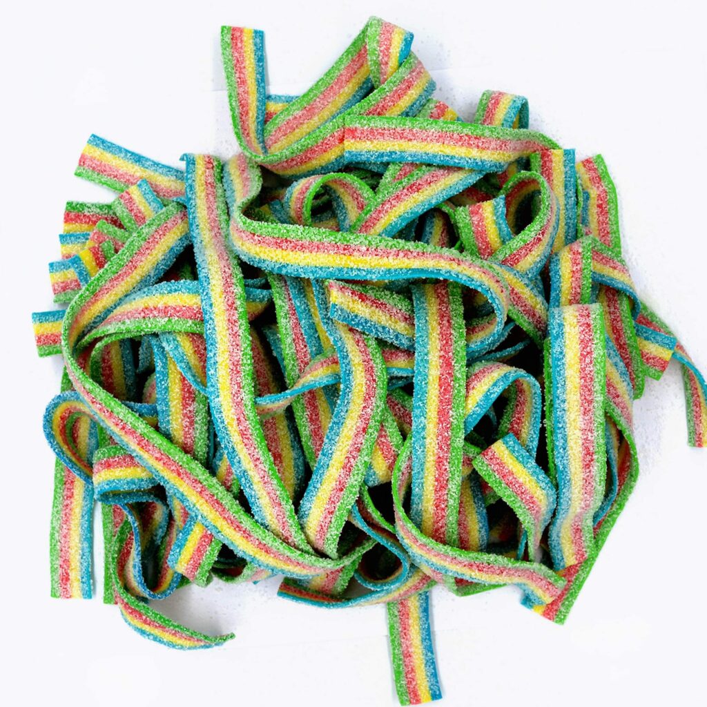 Gummy Manufacturer of Sour Rainbow Gummy Strips - MT ROYAL