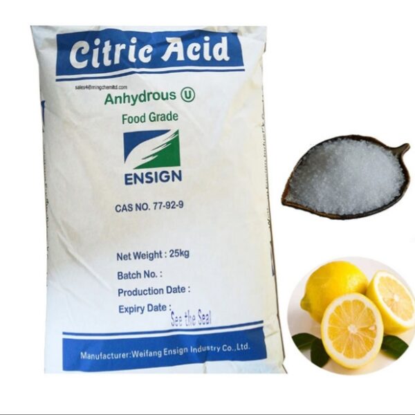 Ensign Food Grade Citric Acid Monohydrate Supplier