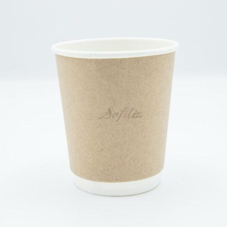 Paper Cups Manufacturer – 8 oz Kraft Brown Softliz 220 cc