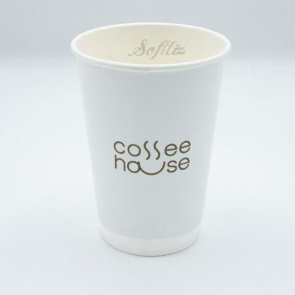 Paper Cups Manufacturer – 12 oz Plain White Softliz 360 cc