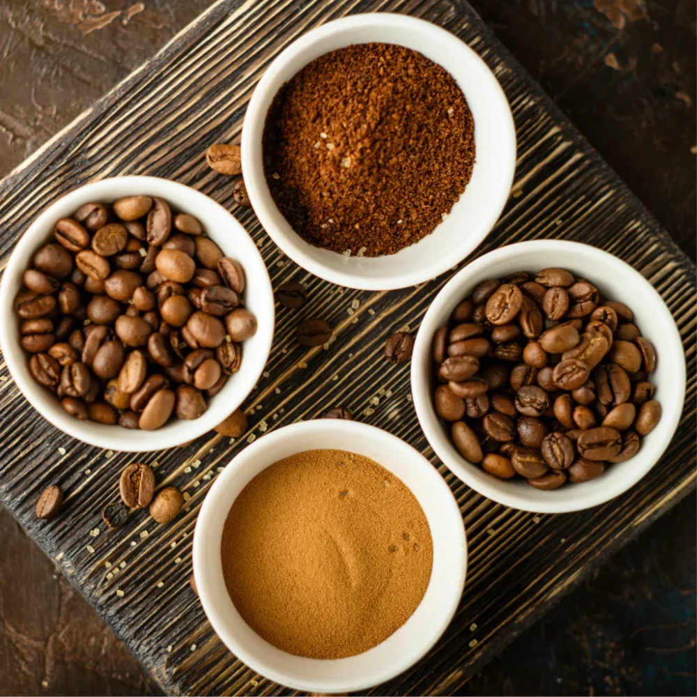 Spray-Dried Instant Low-Caffeine Coffee