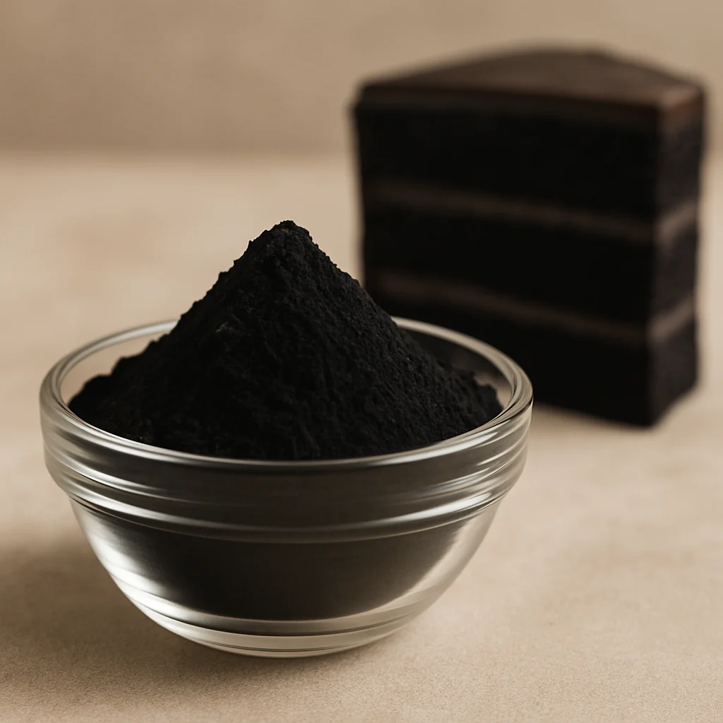 Can black cocoa powder significantly reduce formulation cost?