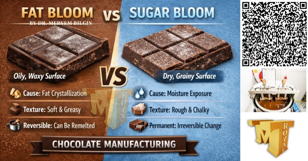 Fat Bloom vs Sugar Bloom in Chocolate Manufacturing