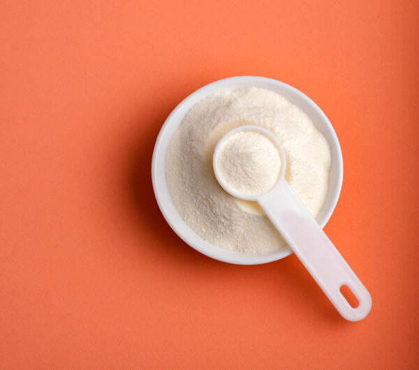 hydrolyzed collagen powder in the glass bowl Gelatin Supplier Germany