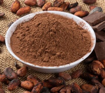 How does cocoa powder fat content change usage level?