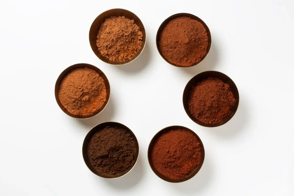 How much cocoa powder is used in milk chocolate formulations?
