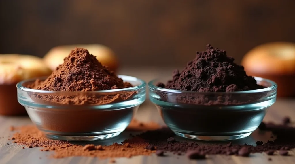 What cocoa color gives the best visual result with lowest usage?