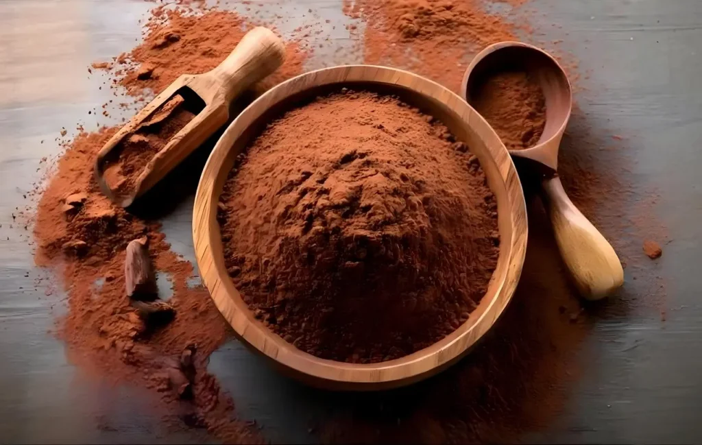 What cocoa powder properties reduce chocolate blooming?