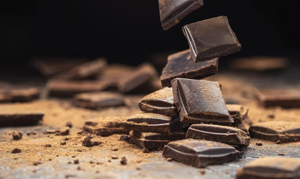 How does cocoa powder color affect production cost?
