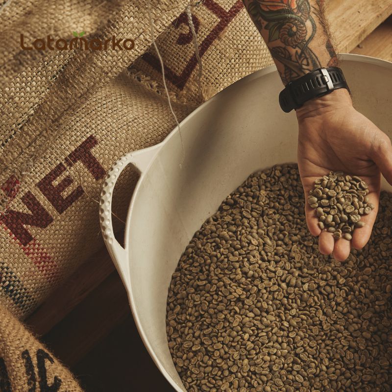 Ethiopian Arabica green coffee beans