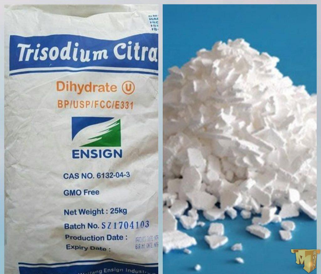 سیترات سدیم کلرید کلسیم