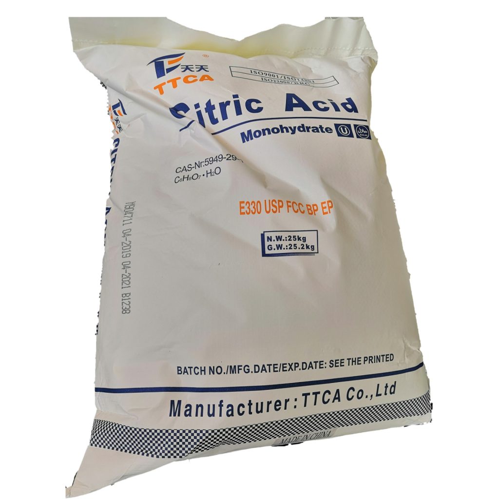 قیمت اسید سیتریک ttca