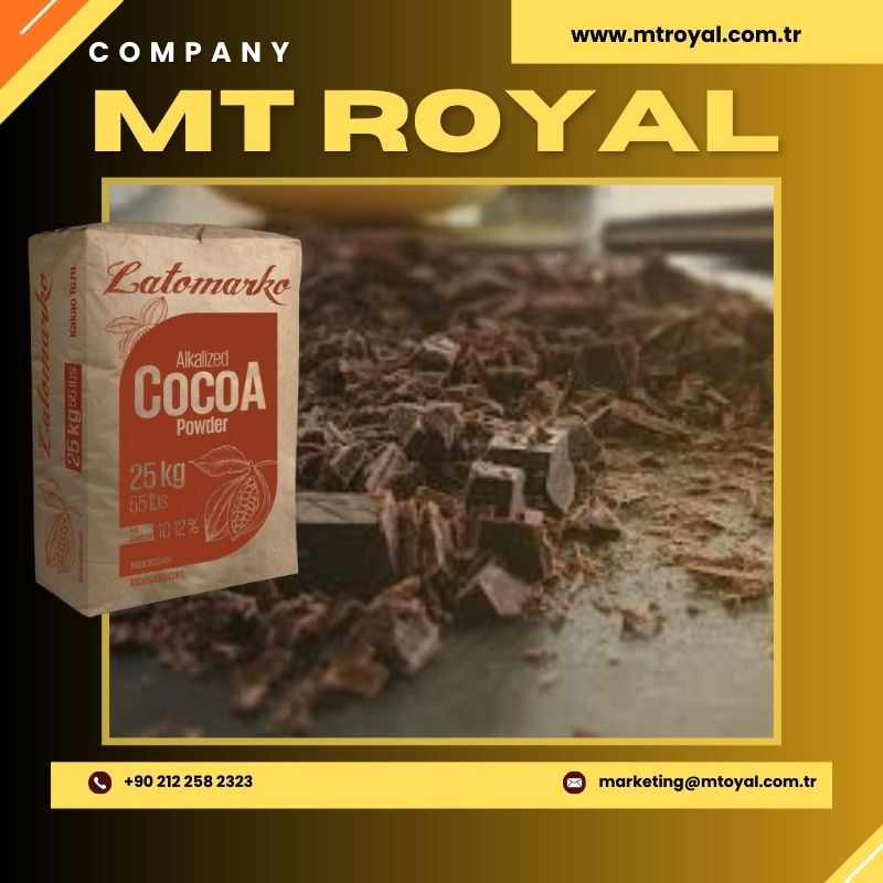 بهترین پودر کاکائو عمده 25 کیلویی PH 7% با قیمت ارزان