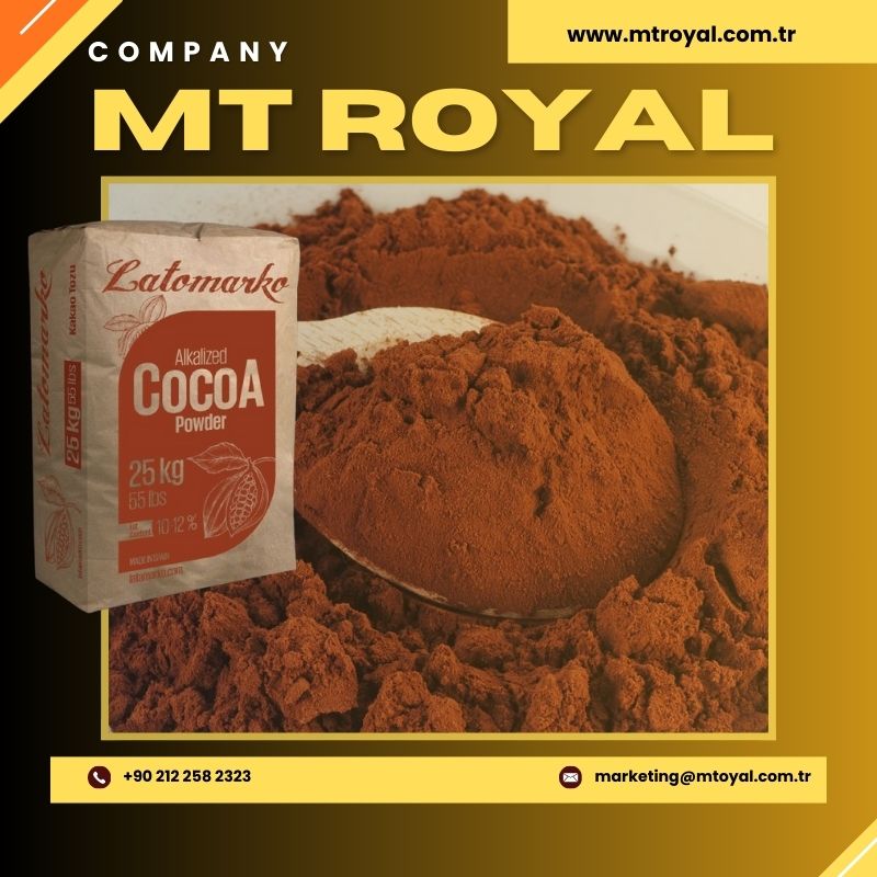 مرکز عرضه عمده پودر کاکائو ارگانیک 10-12