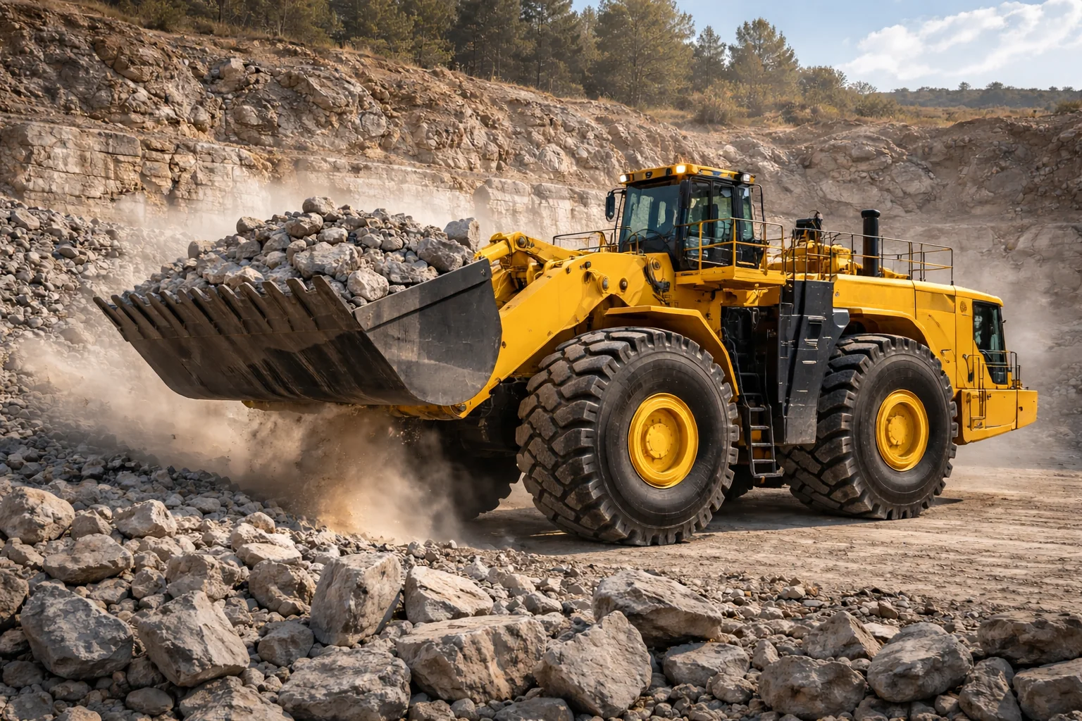 Komatsu WA1200 Loader