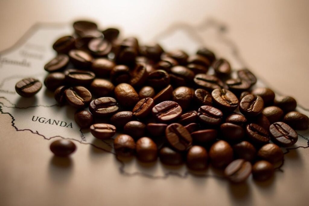 دانه قهوه رست اوگاندا