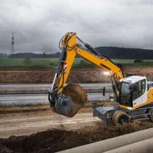 بیل مکانیکی چرخ‌لاستیکی A 924 لیبهر Liebherr