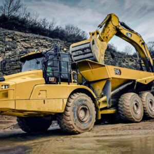 کاترپیلار Caterpillar دامپتراک مفصلی 740