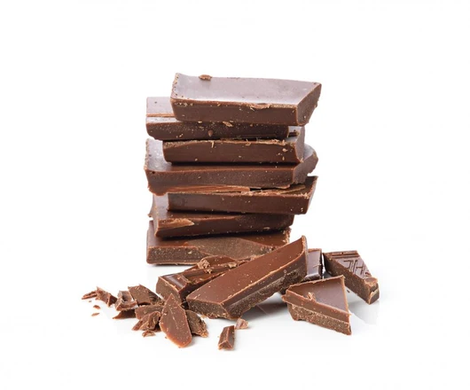 Saccharin in chocolate
