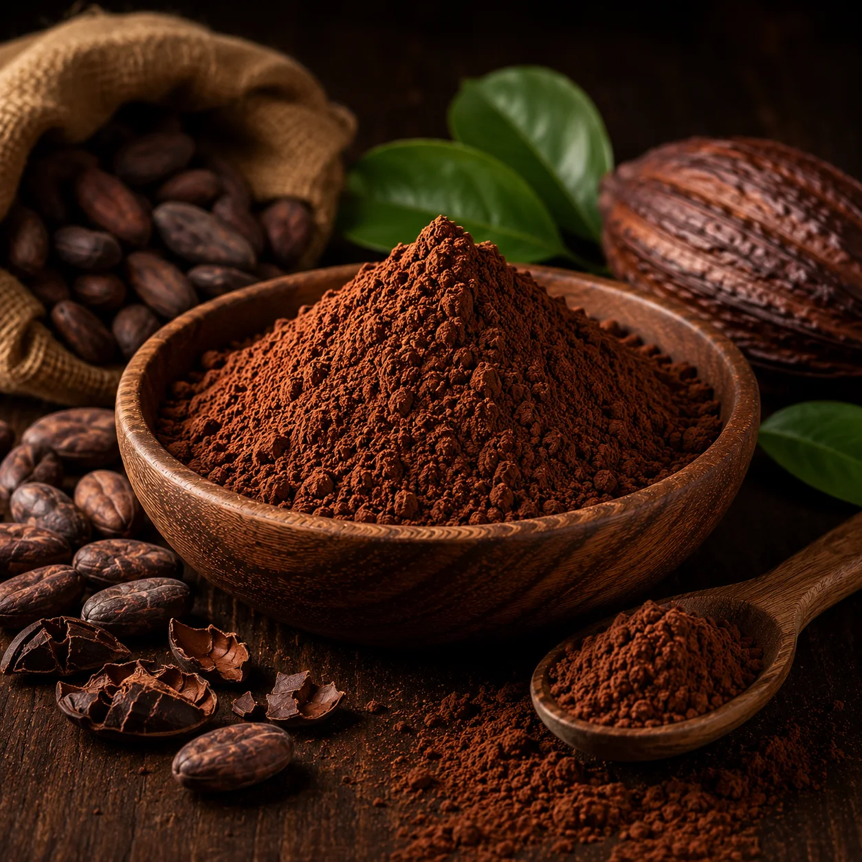 Dark cocoa powder