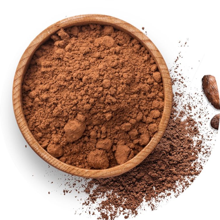 Import of brown cocoa powder