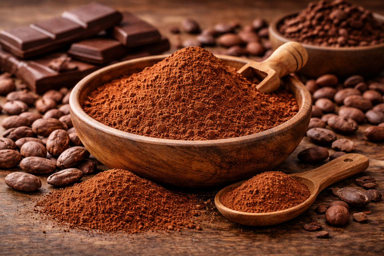 Direct supply of cocoa powder