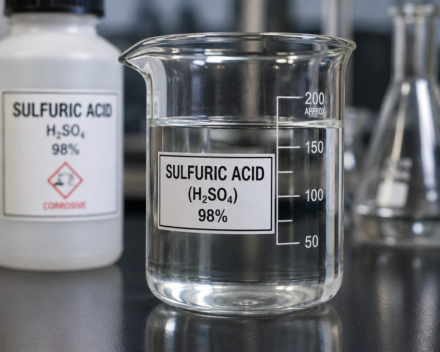 Food-grade sulfuric acid