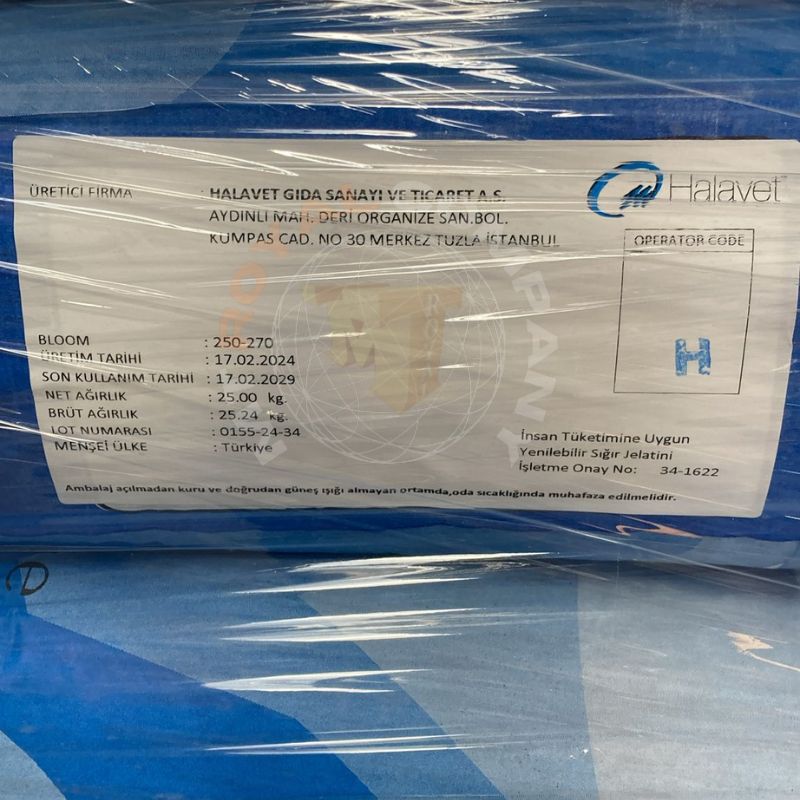 ژلاتین حلال خوراکی برای فابریکه های افغانستان