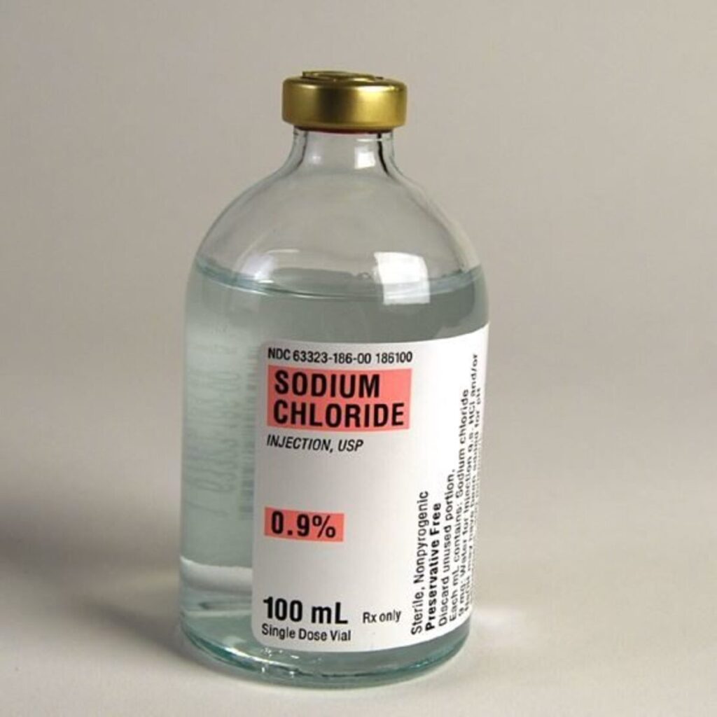 Sodium chloride oral
