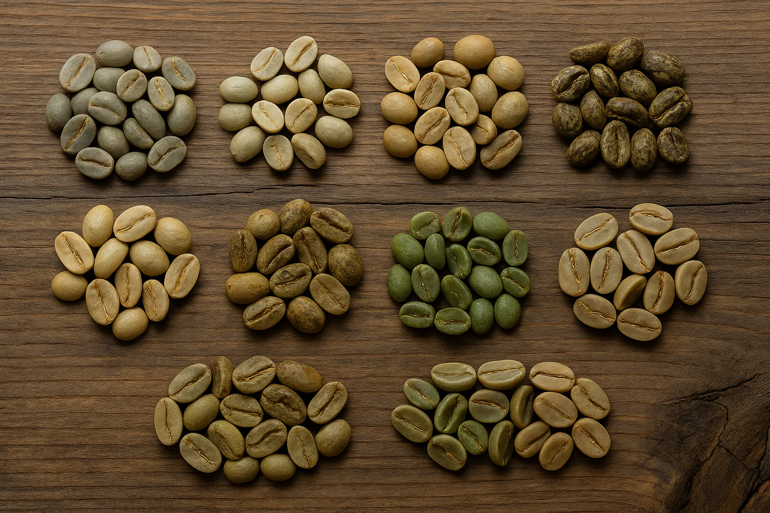 Buying green coffee for roasting