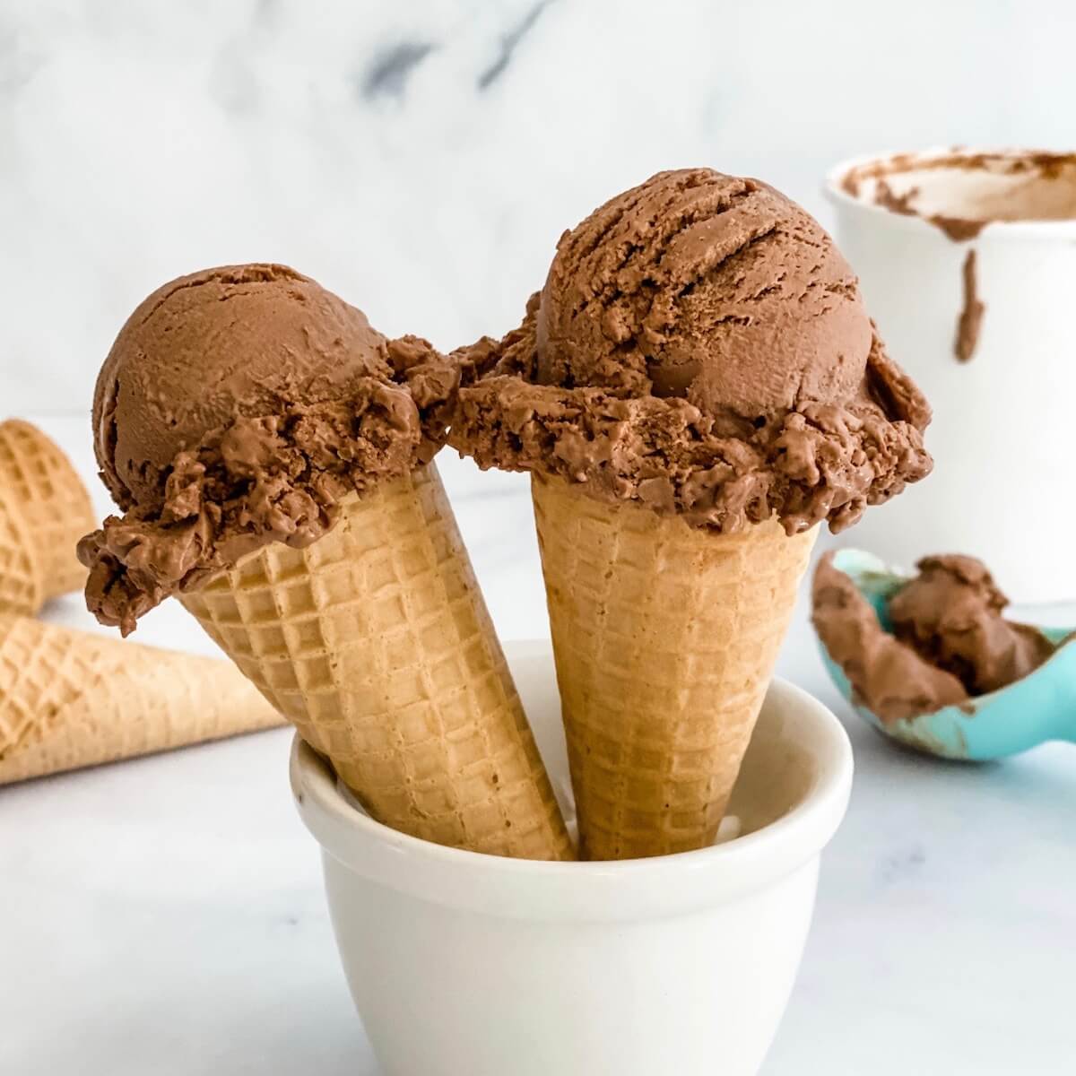 Choosing cocoa for ice cream