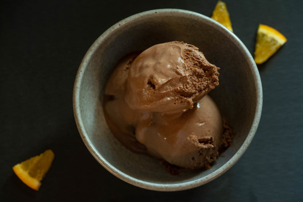 Cocoa powder for ice cream