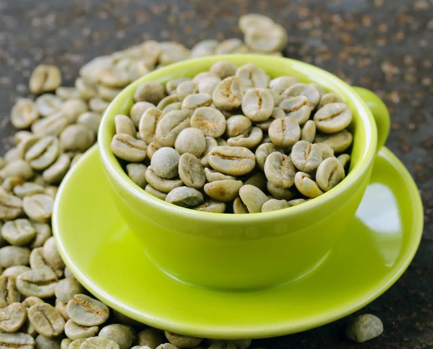 Green coffee beans
