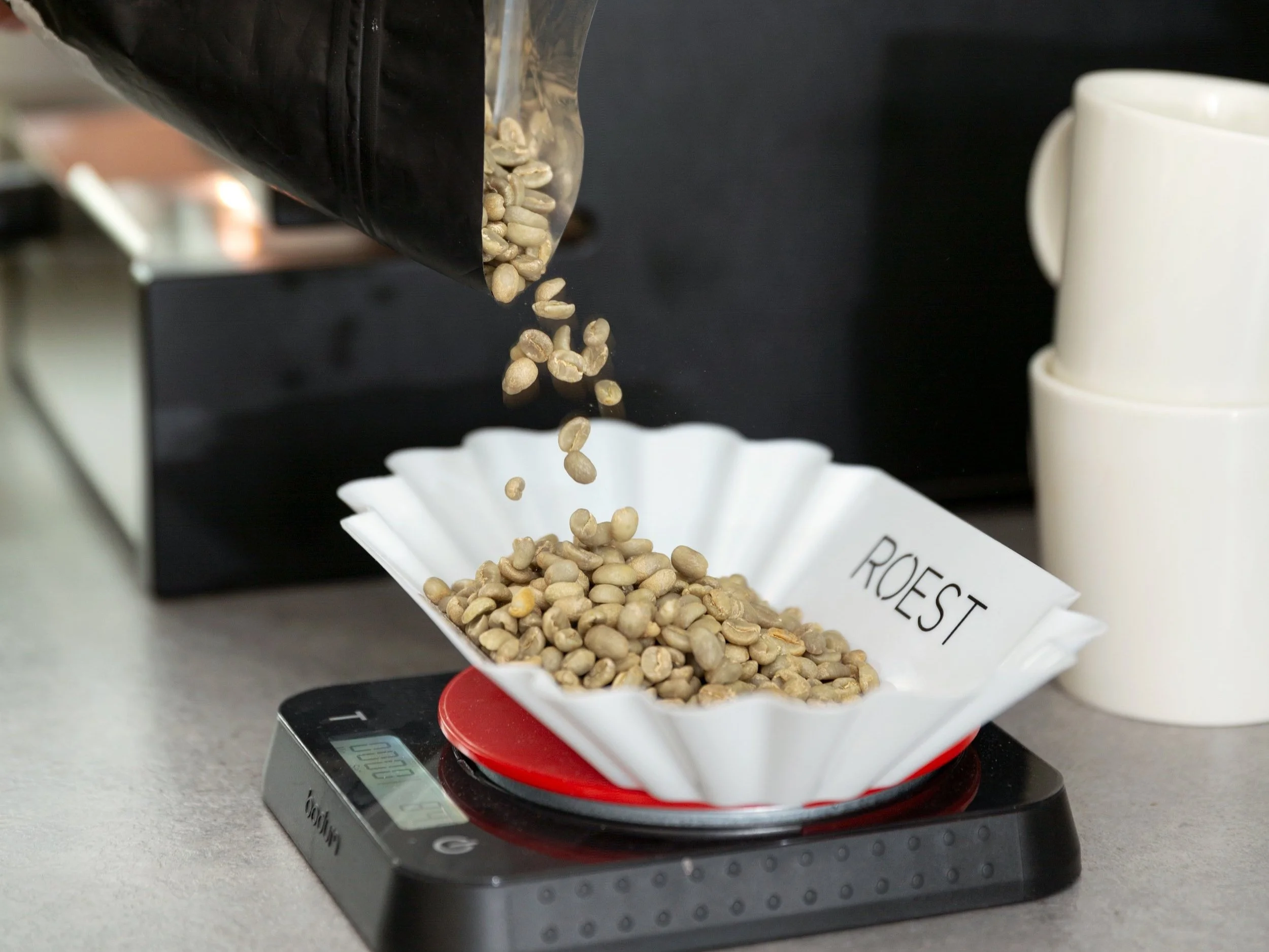 Green coffee beans