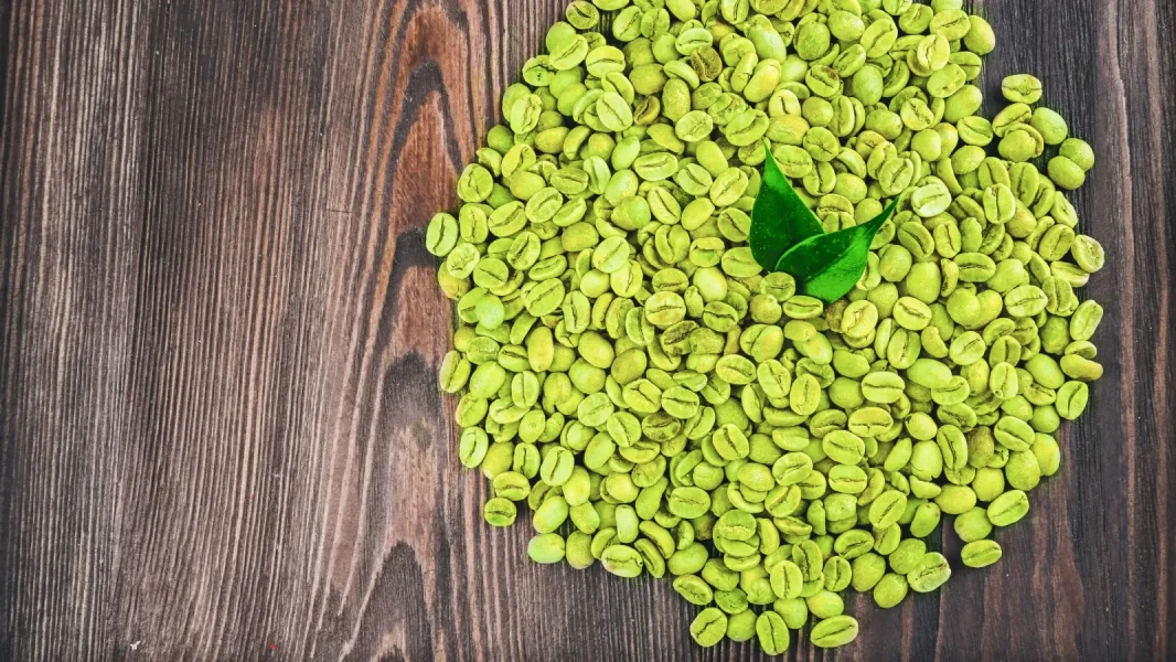 Green coffee beans