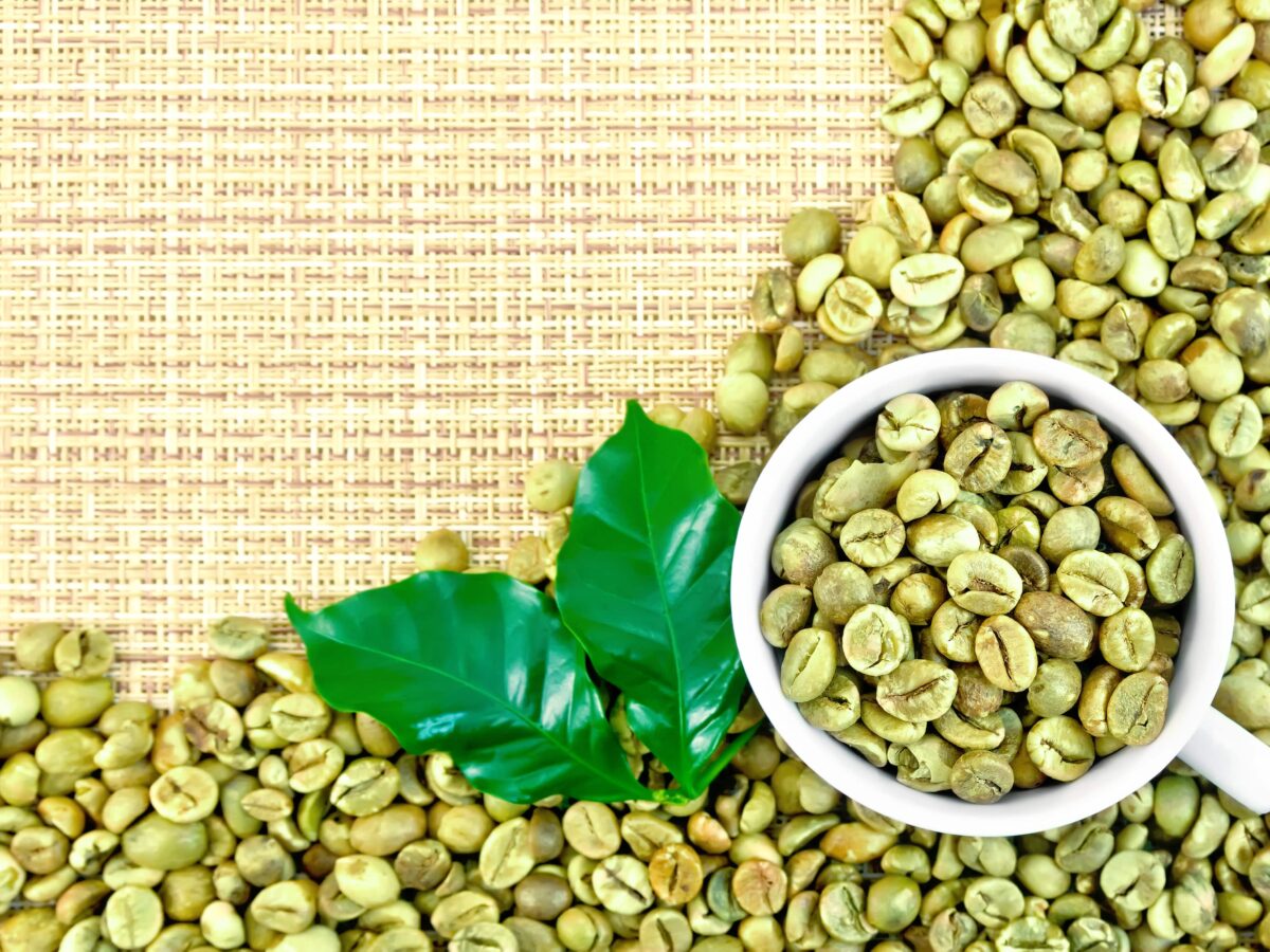 Robusta green coffee