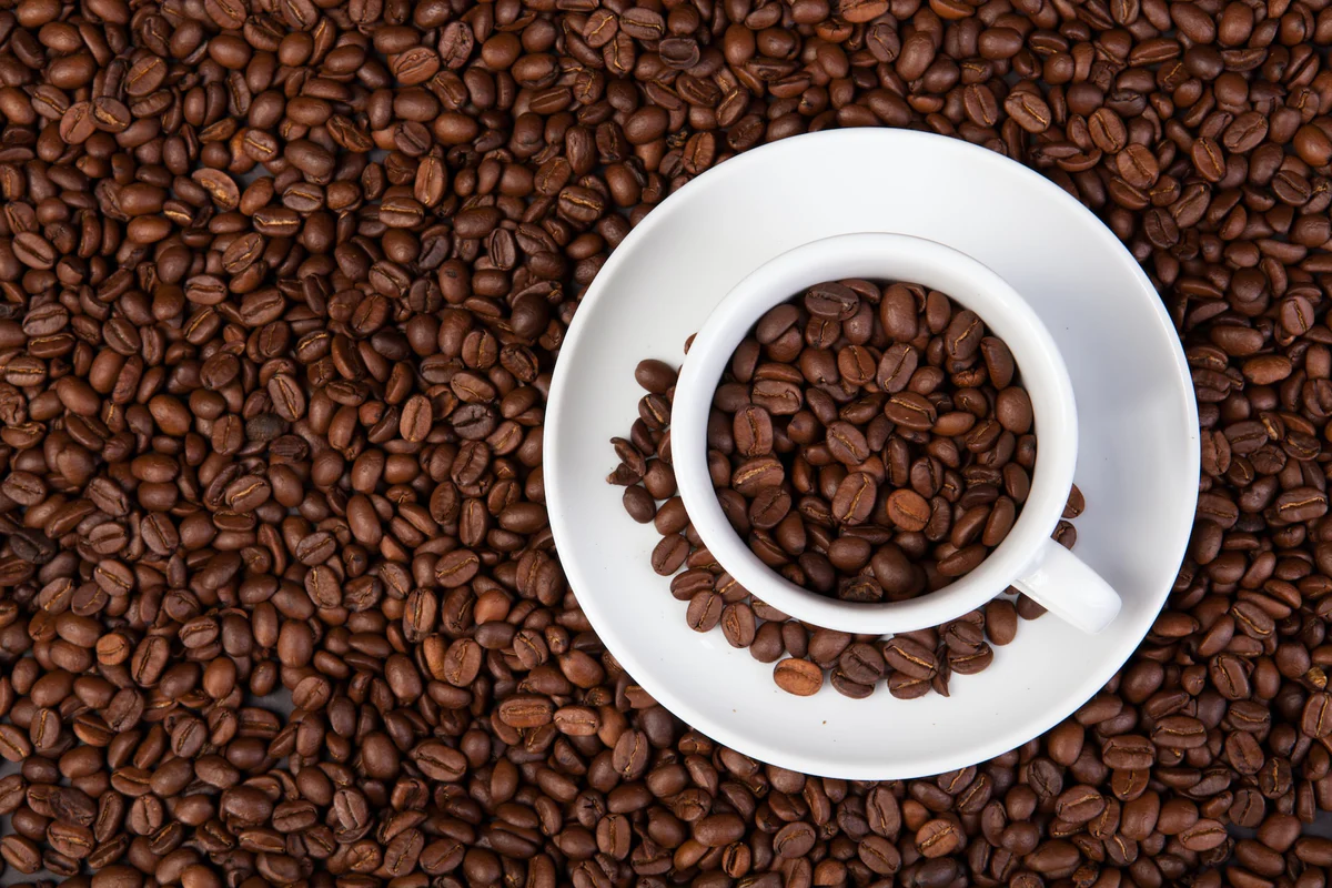 Ugandan Bugisu coffee and Brazilian coffee