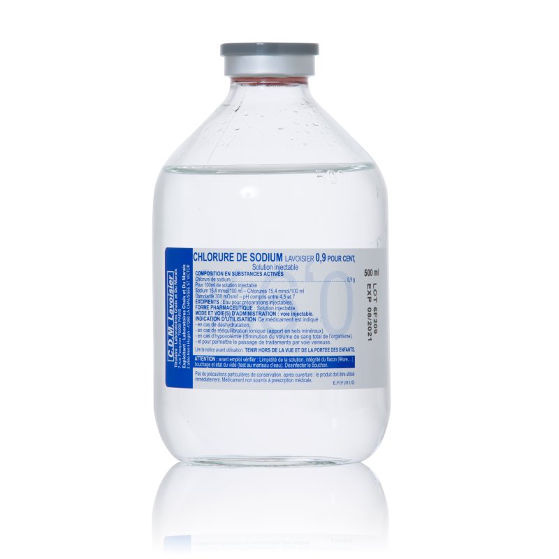Chlorure de sodium par voie orale