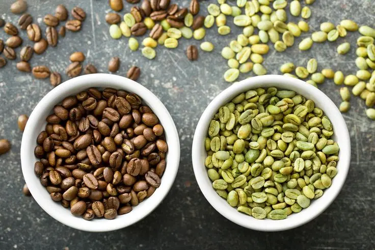 Green coffee beans